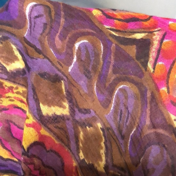 Multi color long drawstring waist skirt - Picture 7 of 7